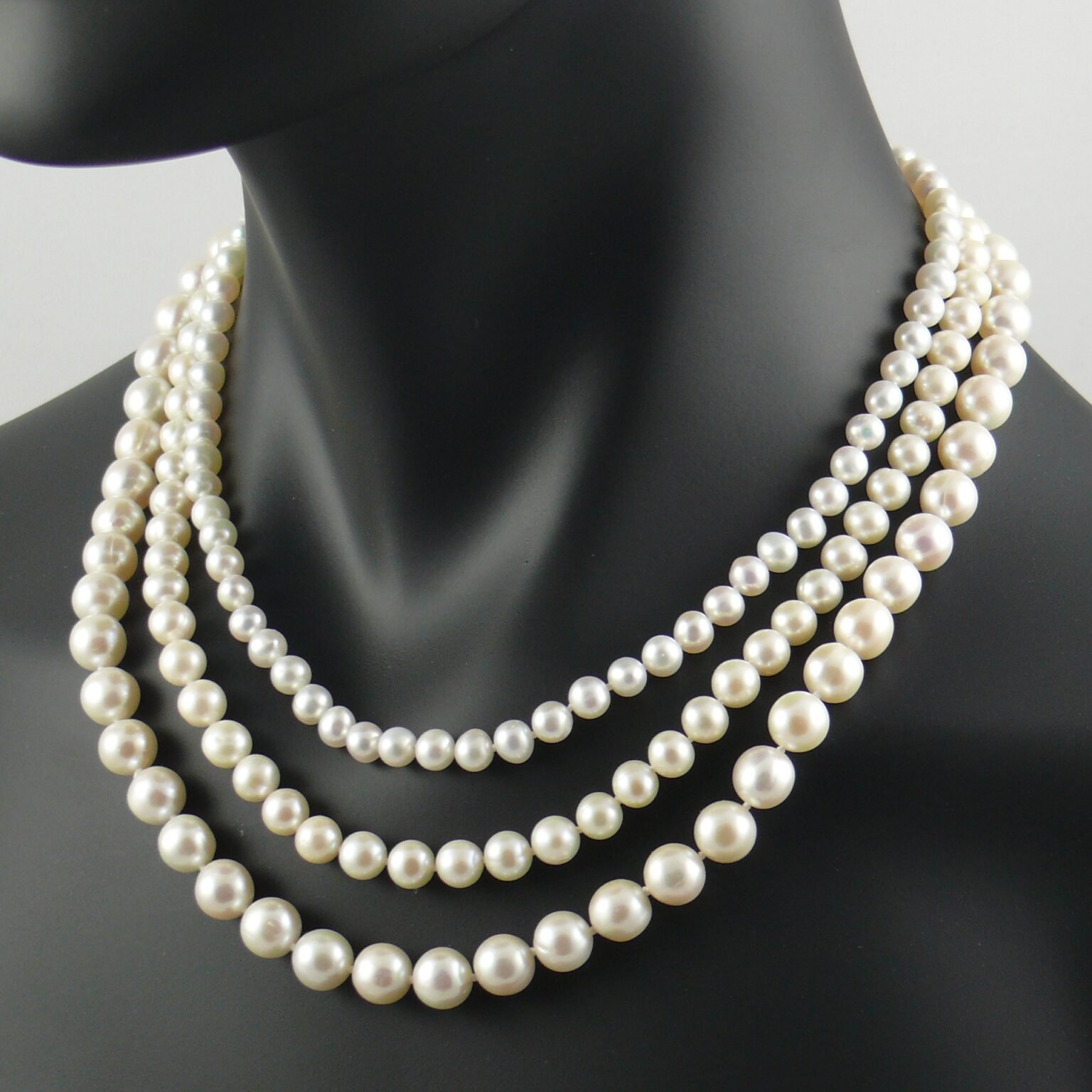 Layered pearl necklace by Pearl by Mahi